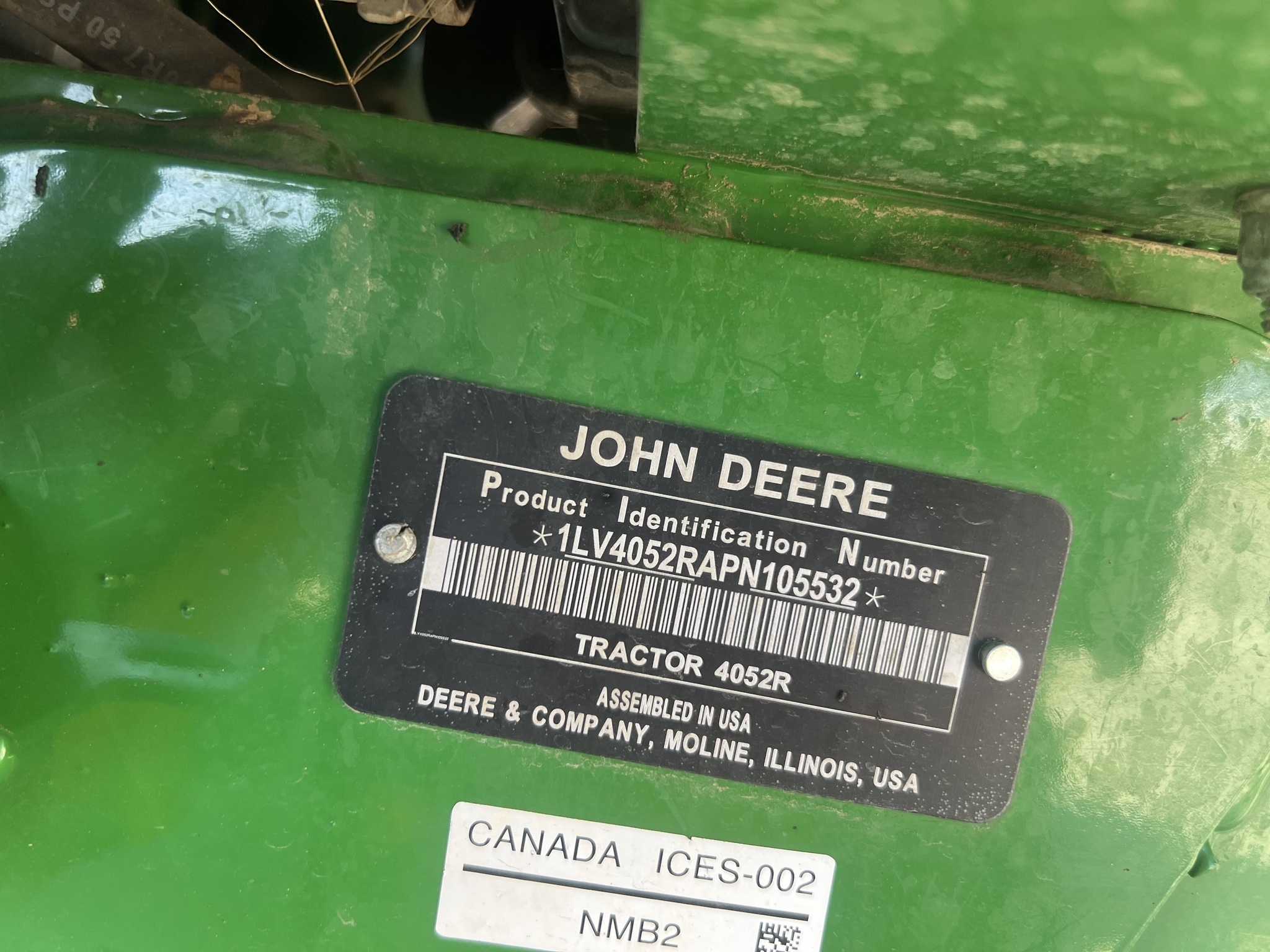 2023 John Deere 4052R Tractor