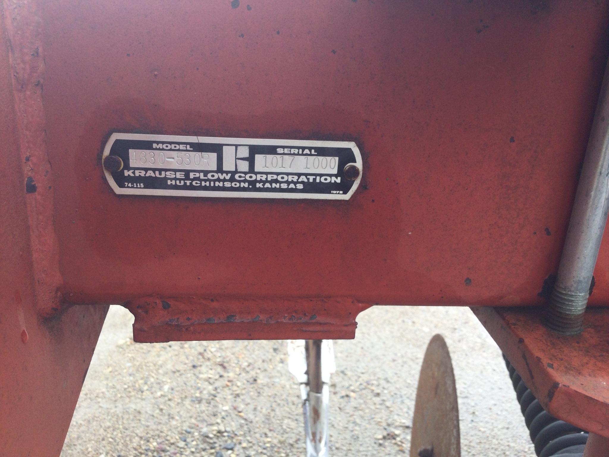 2001 Krause 4830-530R In-Line Ripper