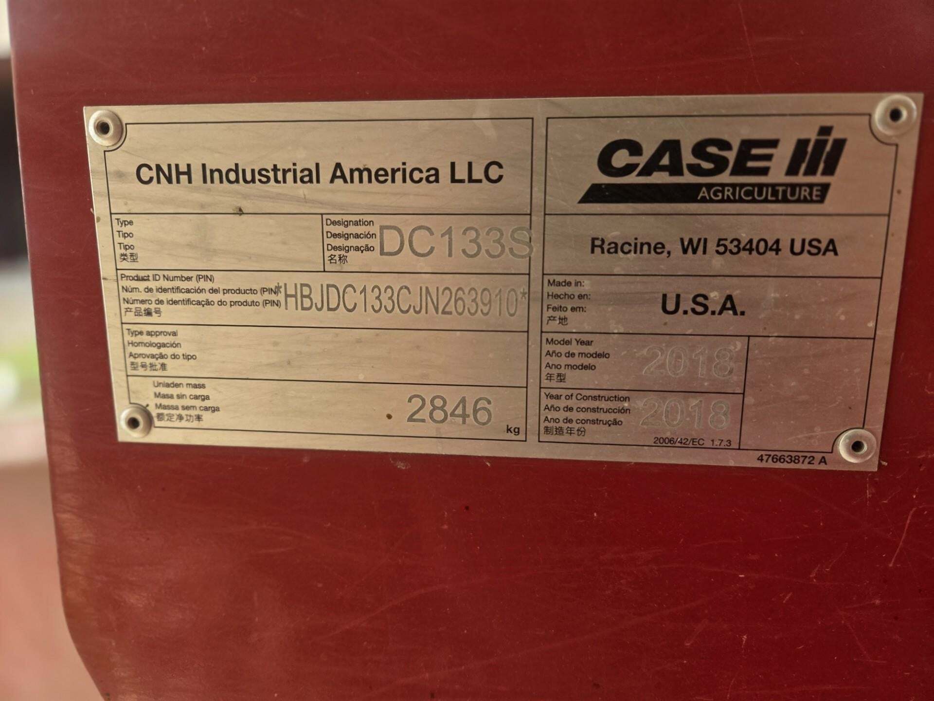2018 Case IH DC133 Mower Conditioner