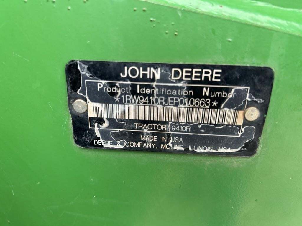 2014 John Deere 9410R Tractor