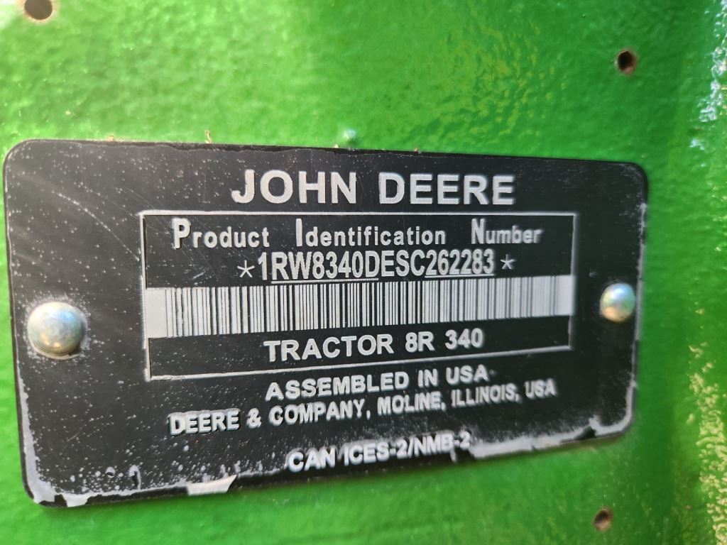 2025 John Deere 8R 340 Tractor
