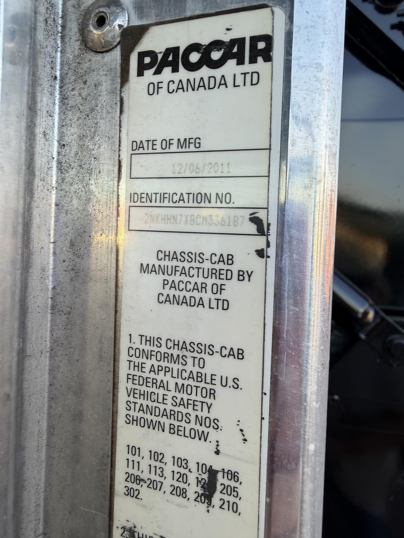 2012 Kenworth T370 Miscellaneous