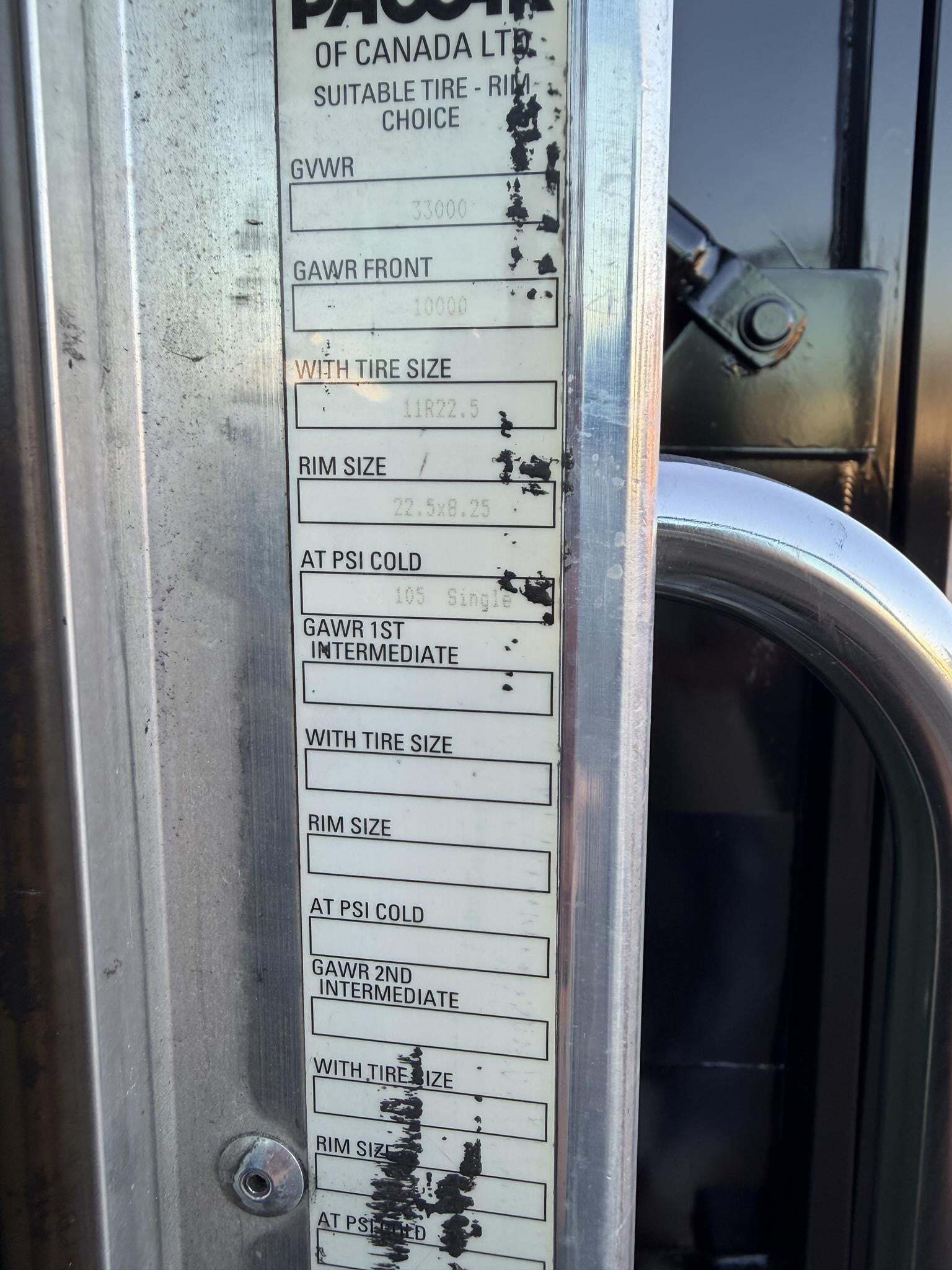 2012 Kenworth T370 Miscellaneous
