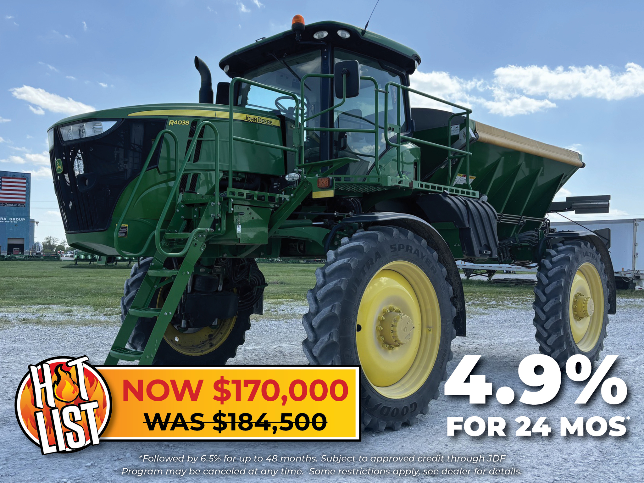 2017 John Deere R4038 Self-Propelled Sprayer