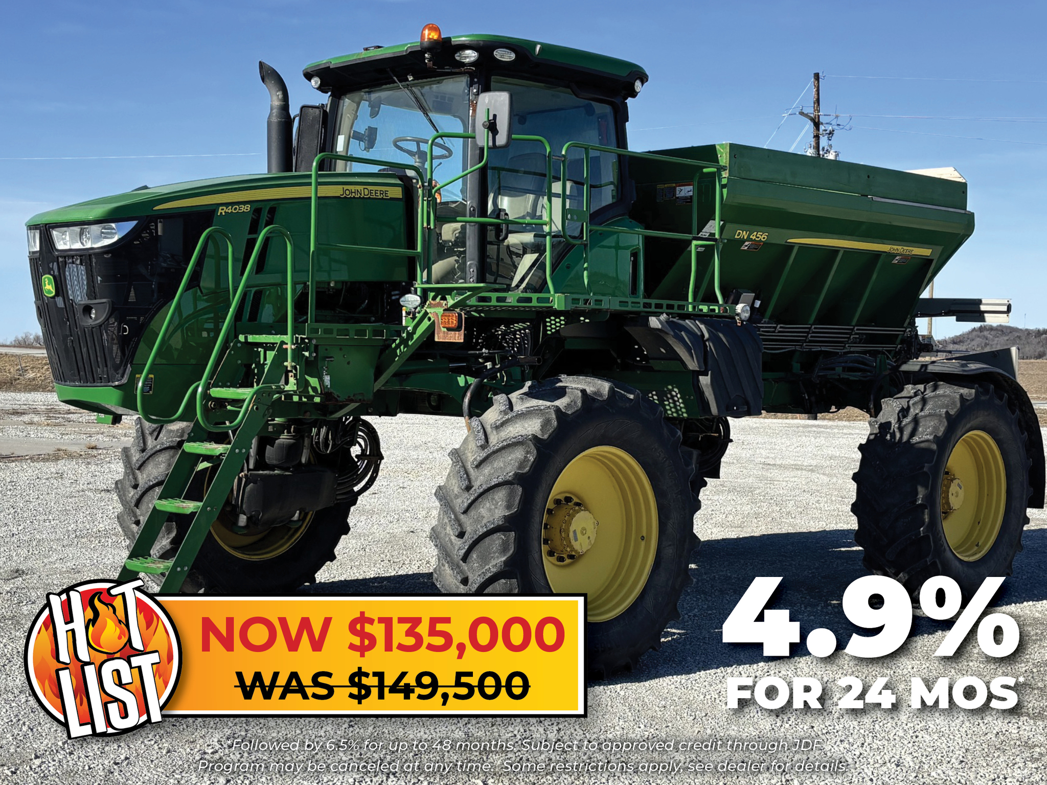 2019 John Deere R4038 Self-Propelled Sprayer
