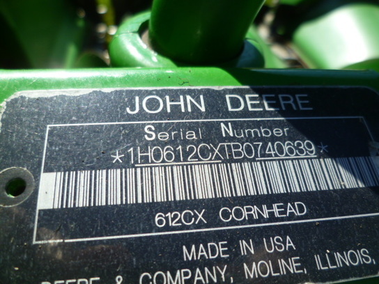 2011 John Deere 612C Corn Head