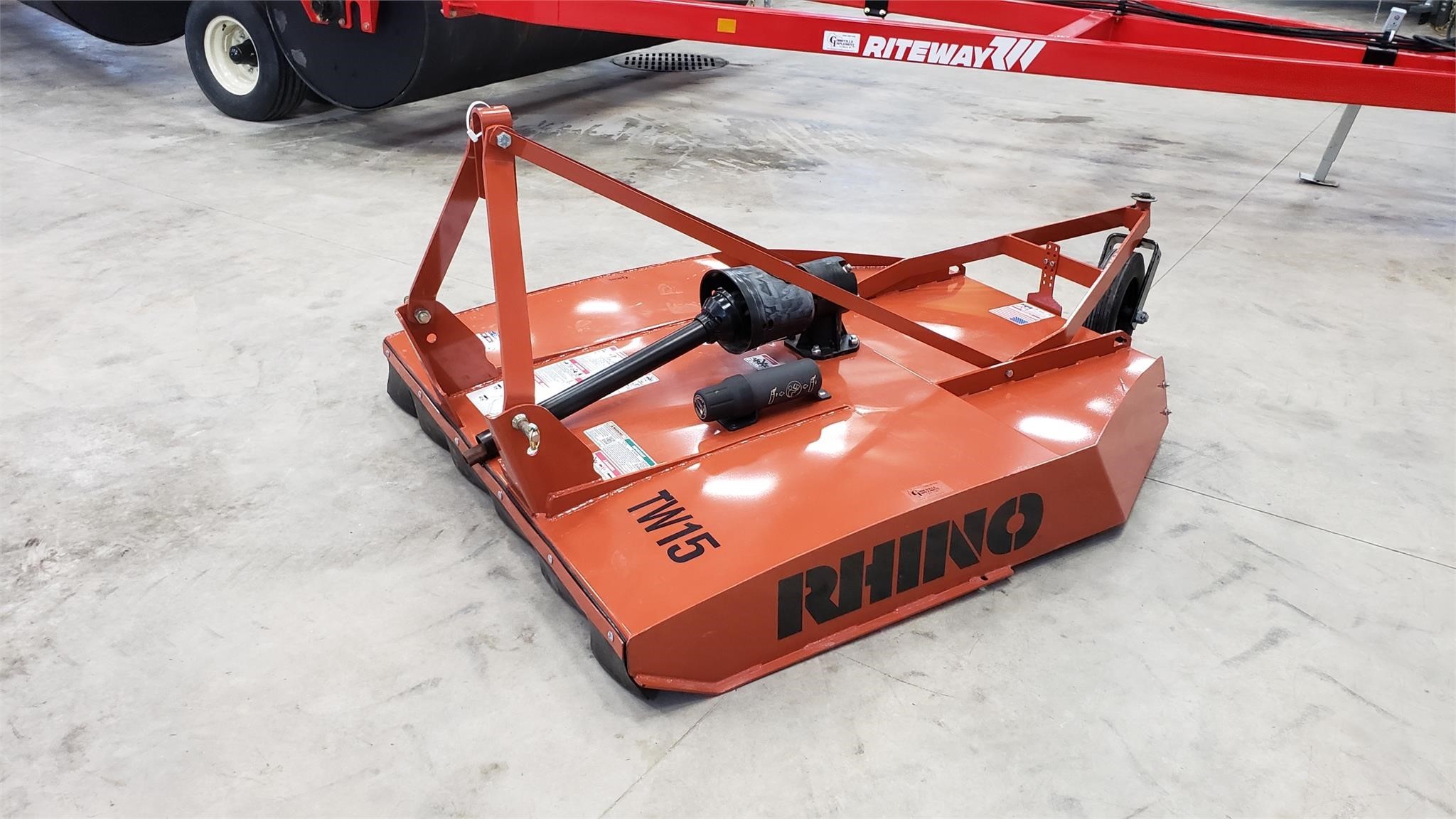 2022 Rhino TW15 Rotary Cutter 2,795 Machinery Pete