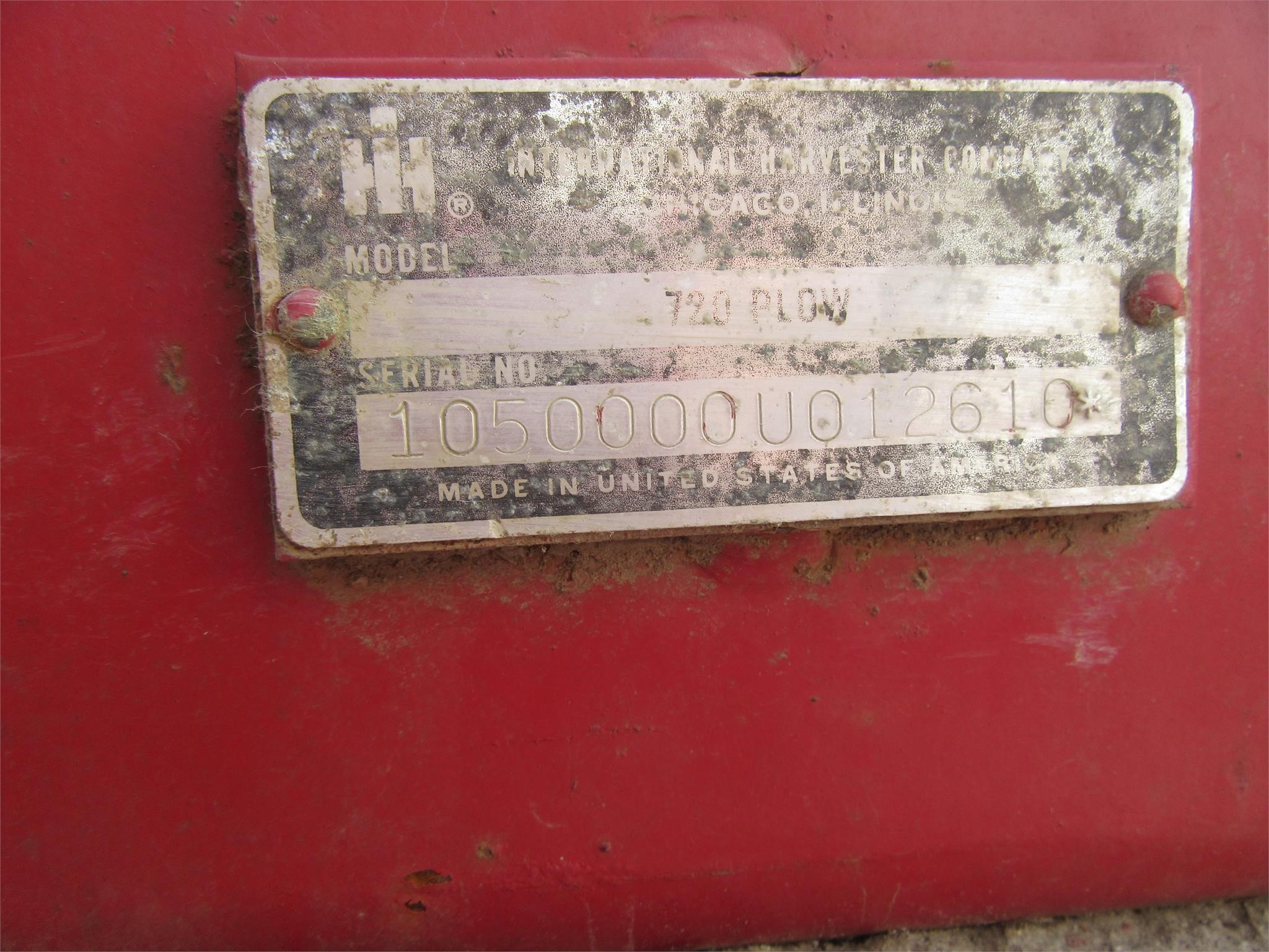  International Harvester 720 Plow