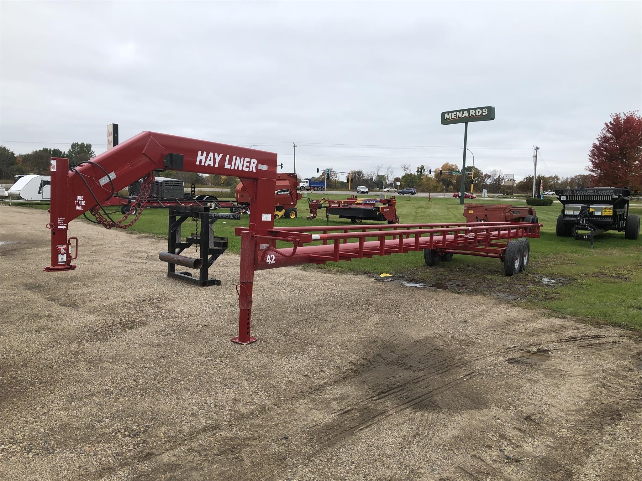 2024 Hay Liner 42 Bale Wagons and Trailer