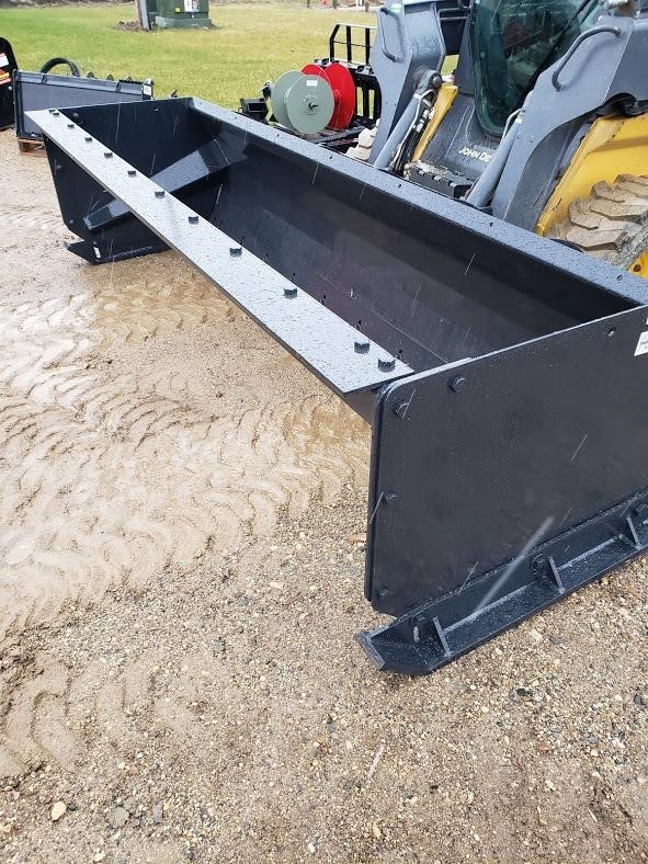 Jenkins 10' SNOW PUSHER W/ BACK DRAG Loader and Skid Steer Attachment
